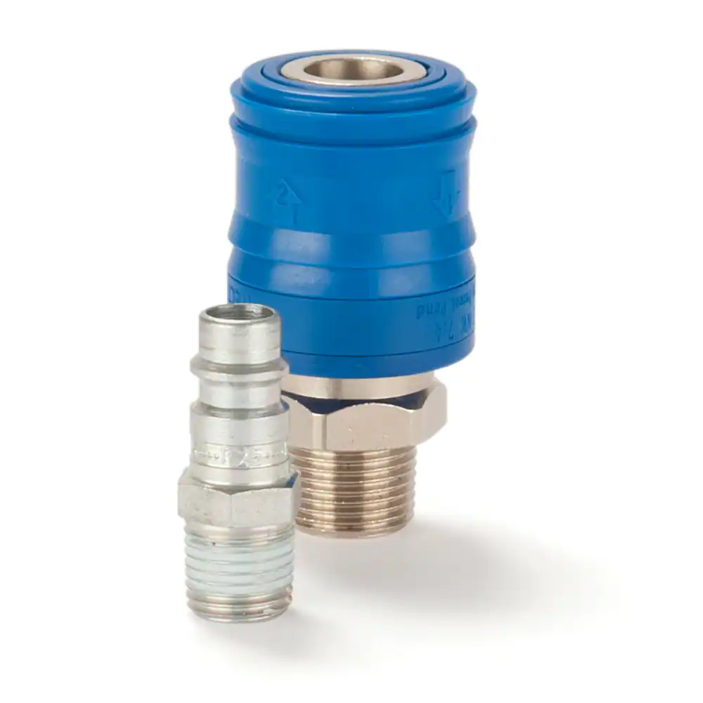 Parker優質的安全型快換接頭帶自排氣功能，26系列