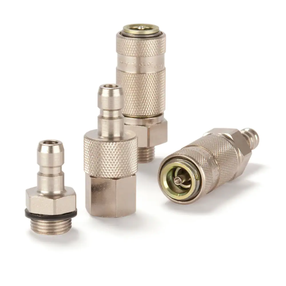 Parker優質的氣動快換接頭，符合德國工業標準結構，51系列