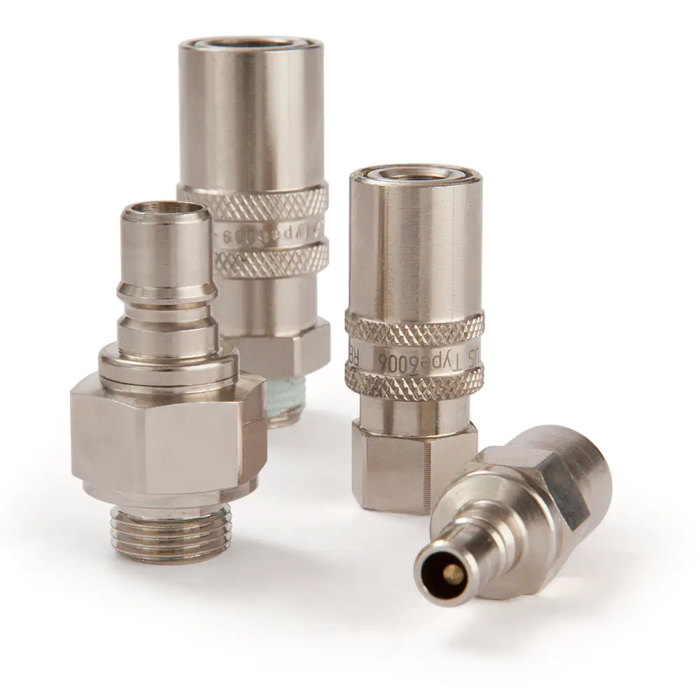 派克6006/6009/6012/6016系列快換接頭，符合法國Frenchmatic I標準結構